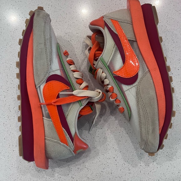 Nike Sacai x Clot x LDWaffle ‘Net Orange Blaze’ - Picture 2 of 8